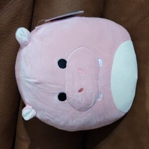 Ridelle Squishmallow hippo 2022 new squishmallows NWT PINK HIPPO bent tag